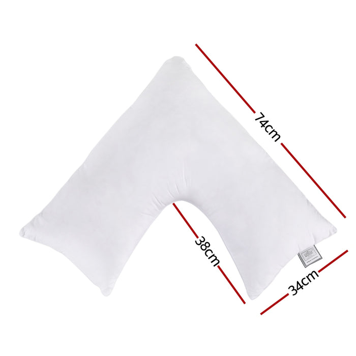 V Shape Pillow Boomerang Nursing Body Cushion