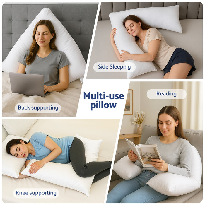 V Shape Pillow Boomerang Nursing Body Cushion