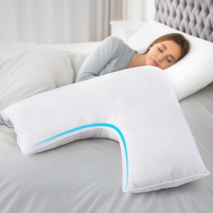 V Shape Pillow Boomerang Nursing Body Cushion