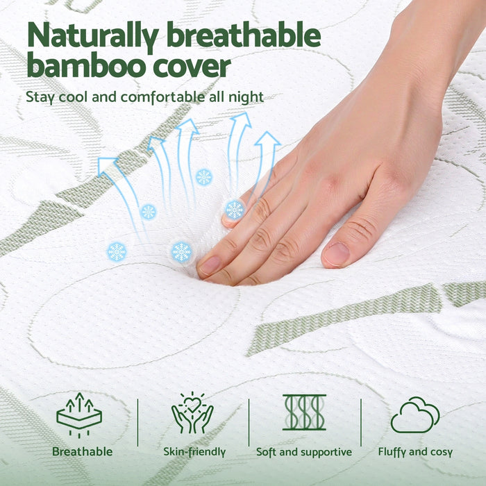 Wedge Pillow Gel Memory Foam Ergonomic Support Bamboo Cover