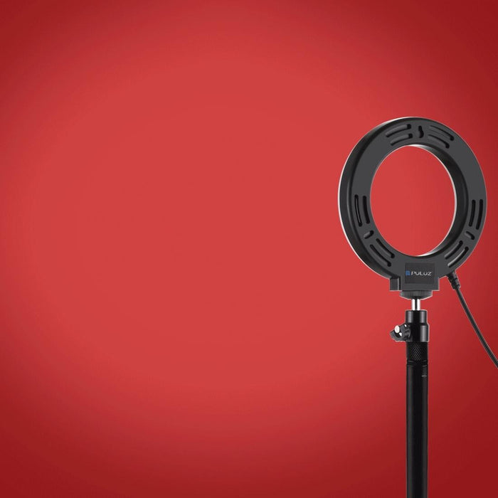 4.7 Inch 12Cm Usb 10 Modes 8 Colour Rgbw Dimmable Led Ring Vlogging Photography Video Lights & Desktop Tripod Mount With Cold Shoe Tripod Ball Head Black