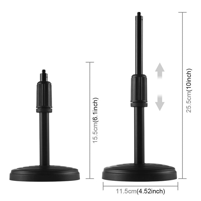 4.7 Inch 12Cm Ring Light Horizontal Dual Phone Brackets Desktop Holder Video Light Kits