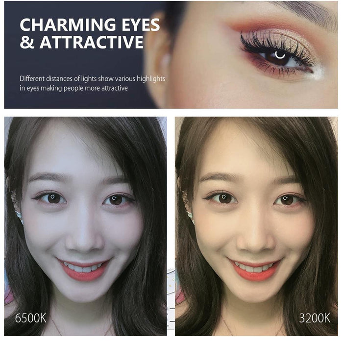 16Cm Usb 3 Modes Dimmable Led Ring Vlogging Photography Video Lights With Tripod Ball Head