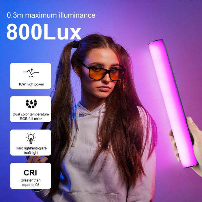 30Cm Photo Handheld Full Colour Rgb Stick Light Magnetic Led Fill Light