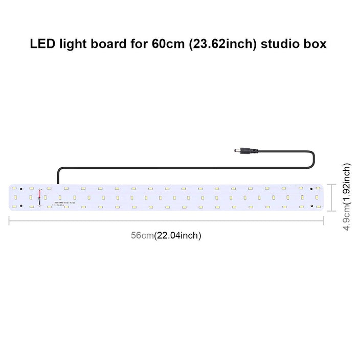 30W 1690Lm 60 Leds Smd 5730 5500K Aluminum Base Light Panel For 60Cm Studio Tent