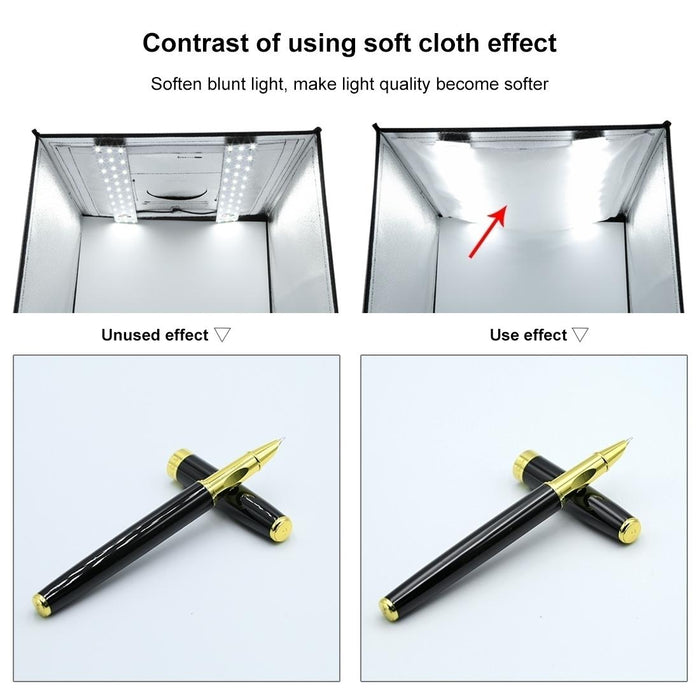 30W 1690Lm 60 Leds Smd 5730 5500K Aluminum Base Light Panel For 60Cm Studio Tent