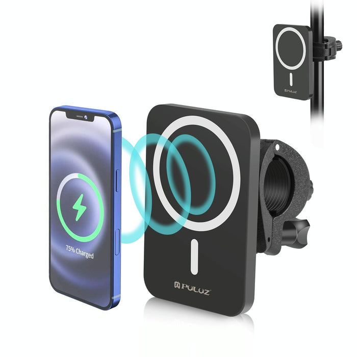15W Magnetic Wireless Charger With Vlogging Phone Clamp