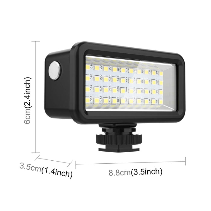 40 Leds 40M Diving Waterproof Fill Light Camera Video Photo Studio Light Black