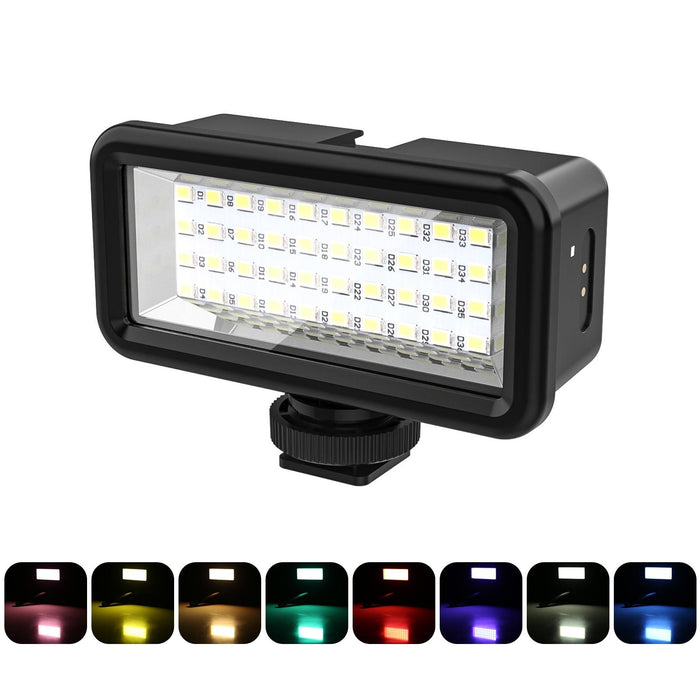 40 Leds 40M Diving Waterproof Fill Light Camera Video Photo Studio Light Black