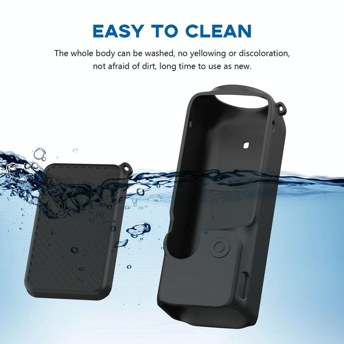 2 In 1 Silicone Cover Set For Dji Osmo Pocket 3 With Strap