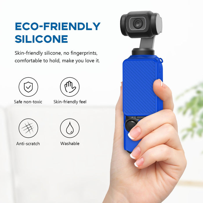 2 In 1 Silicone Cover Set For Dji Osmo Pocket 3 With Strap