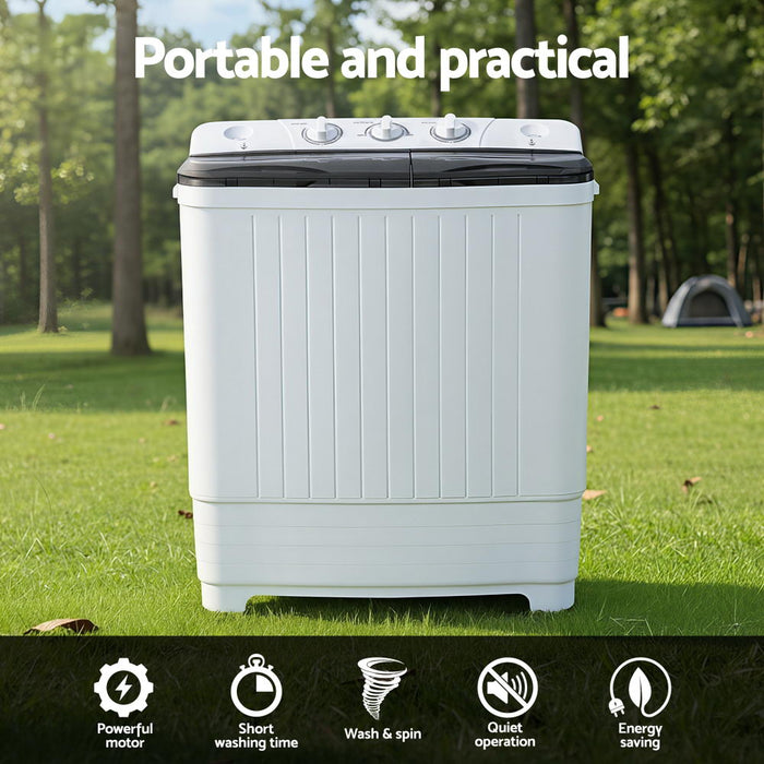 Portable Washing Machine Twin Tub 4.5Kg