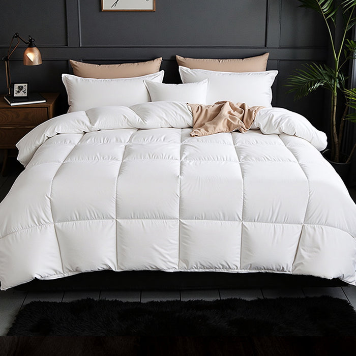 800Gsm Goose Down Feather Quilt Winter Blanket Duvet Comforter Single