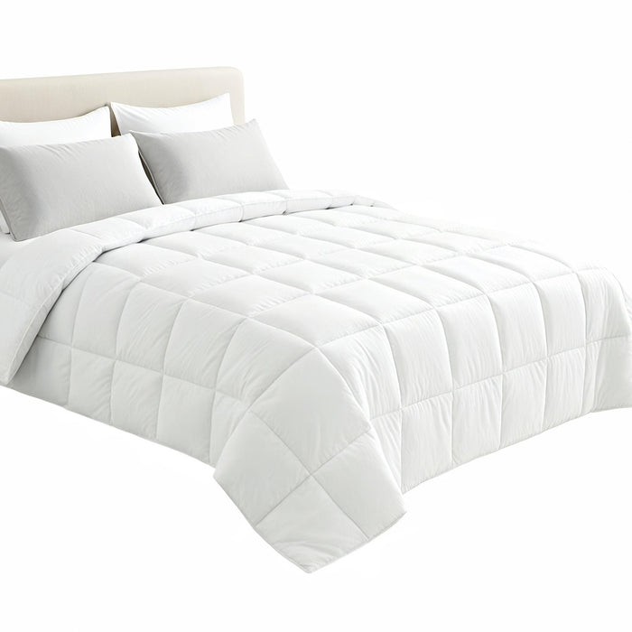 Super King Size 400Gsm Microfiber Quilt All Season Duvet Quilts Comforter Winter Summer