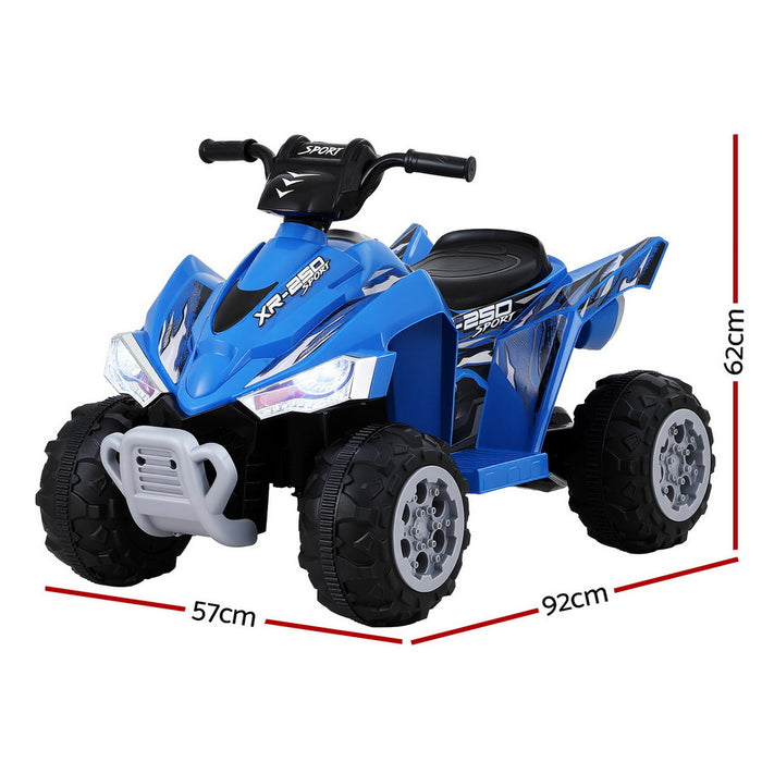 Kids Ride On Car Atv Quad Motorbike Electric Outdoor Toys 12V Blue