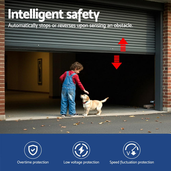 Garage Roller Door Opener 250N Motor Auto Safety Reverse 220V