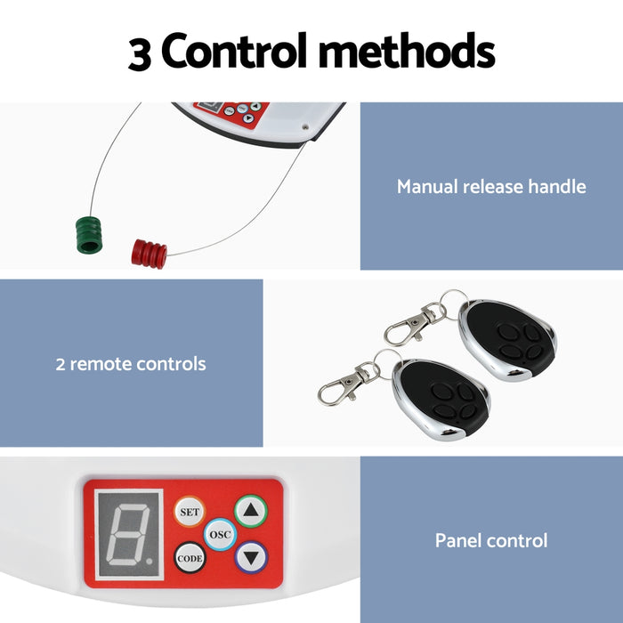 Garage Roller Door Opener 800N Motor Auto Safety Reverse 220V