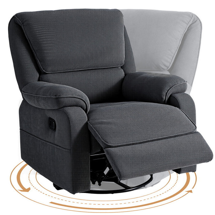 Rocking Recliner Chair 360 Swivel Massage Heated Reclining Chairs