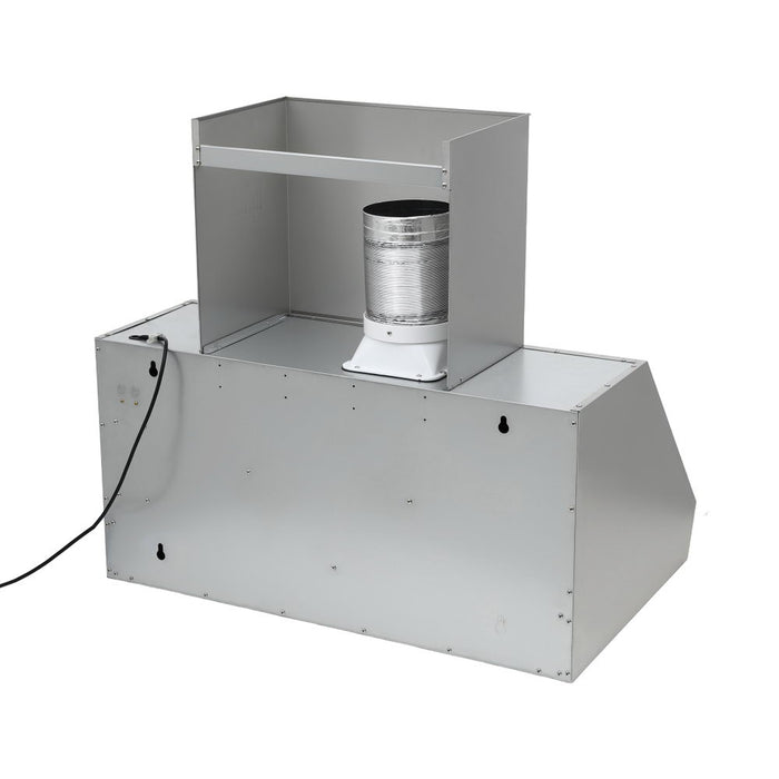 900Mm Range Hood 3-Speed Fan Led Display Remote Control