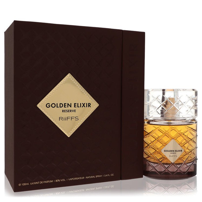 Riiffs Golden Elixir Reserve Extrait De Parfum Spray By Riiffs For Men-100 Ml