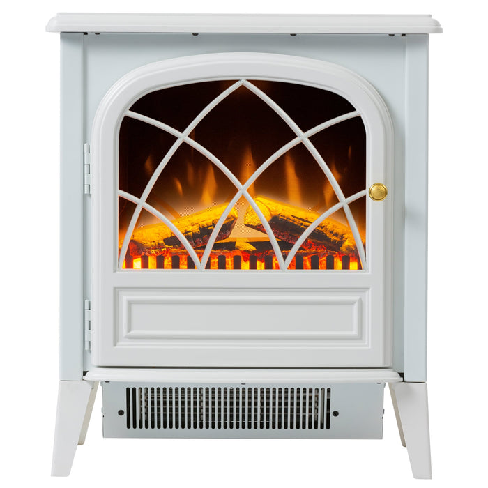 2Kw Ritz White Optiflame Portable Electric Fire Stove