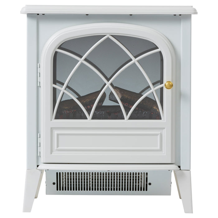 2Kw Ritz White Optiflame Portable Electric Fire Stove