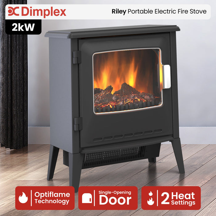 2Kw Riley Portable Electric Fire Stove