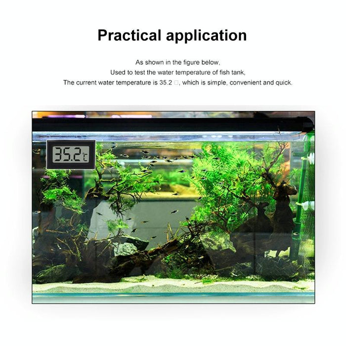 Mini Lcd Fridge Freezer Thermometer 1M Cable Black