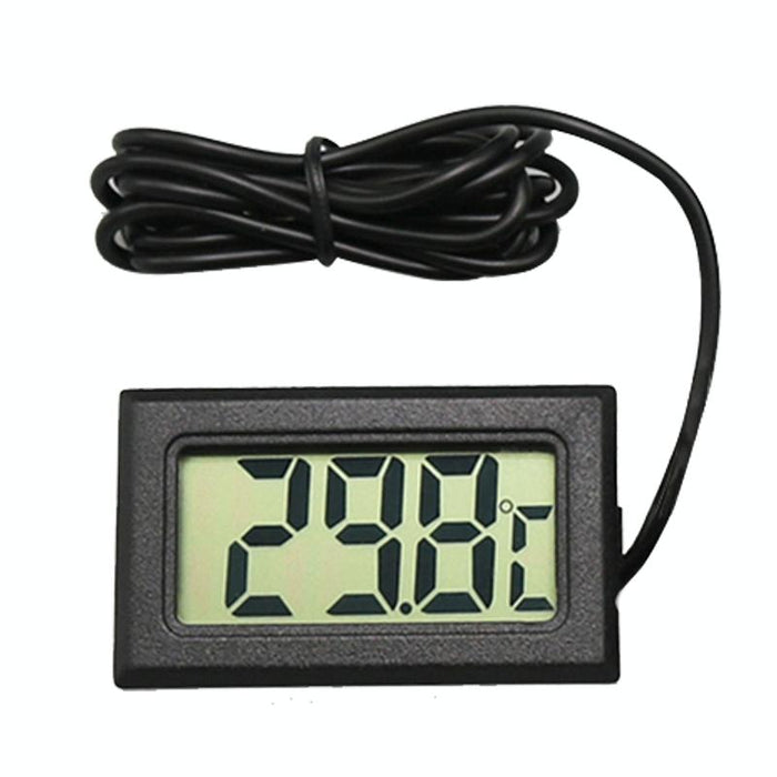 Mini Lcd Fridge Freezer Thermometer 1M Cable Black