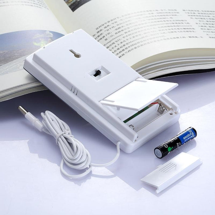 White Indoor Thermometer & Hygrometer