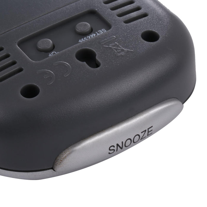 Lcd Desk Thermometer Hygrometer Date / Clock / Freeze Alert Silver