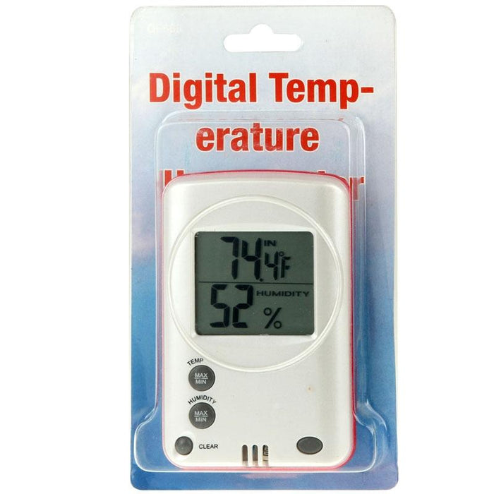 Lcd Weather Humidity Hygrometer Thermometer Indoor / Outdoor