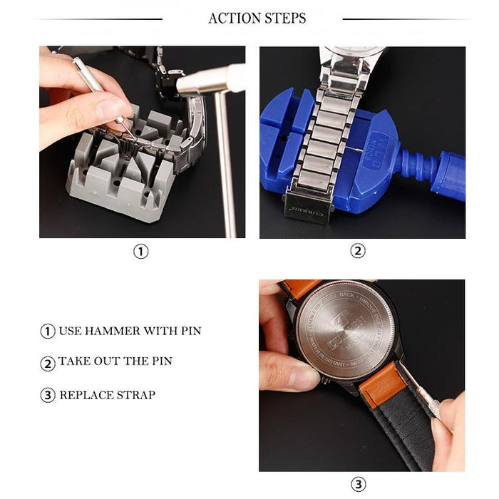 20 Piece Watch Repair Tool Set With Case