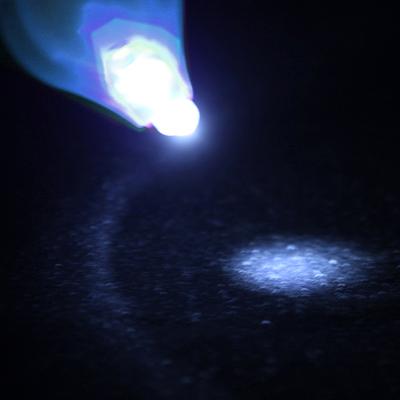 Compact Blue Led Keychain Light