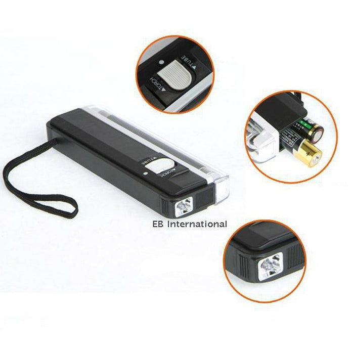 Uv Lamp & Led Flashlight For Banknotes & Passports