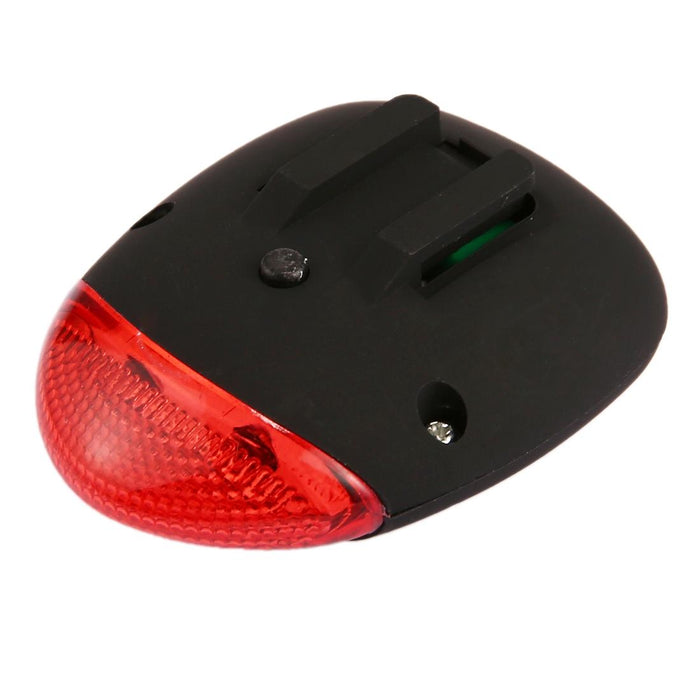 2 Red Led Solar Rechargeable Bike Tail Light 4 Flash Modes
