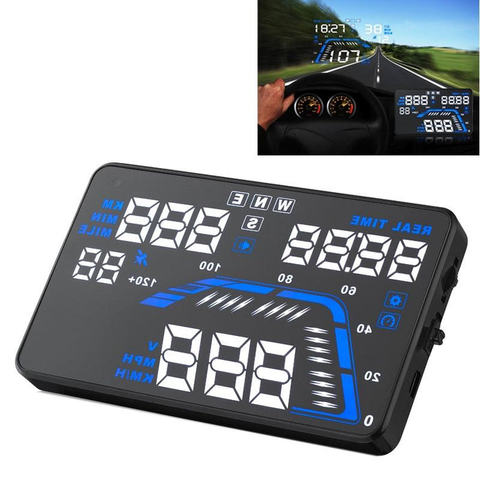5.5 Inch Car Gps Hud Display Speed Altitude Alarm