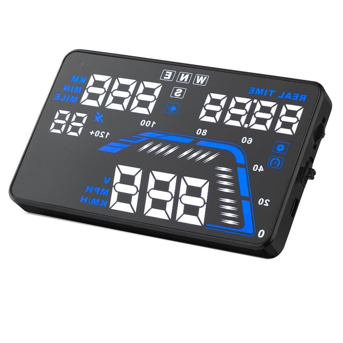 5.5 Inch Car Gps Hud Display Speed Altitude Alarm
