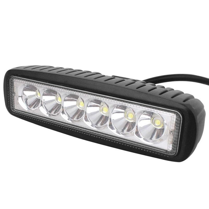 18W Epistar 6 Led Car Work Lamp Bar Light Waterproof Ip67 Dc 10 - 30V