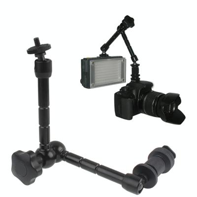 11 Inch Articulating Magic Arm For Lcd Field Monitor / Dslr Camera / Video Lights Black