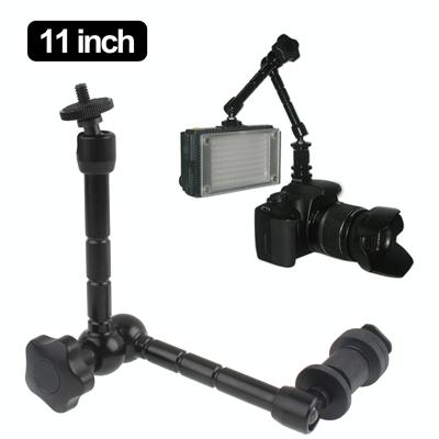 11 Inch Articulating Magic Arm For Lcd Field Monitor / Dslr Camera / Video Lights Black