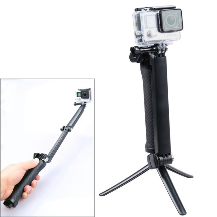 3 Way Multi Function Extendable Monopod Tripod Folding