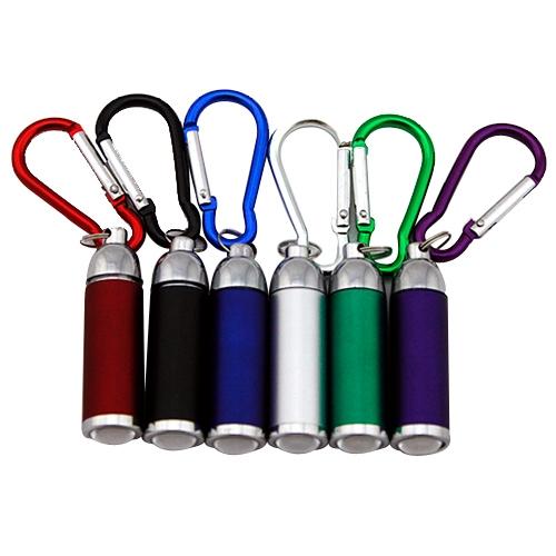 Compact Led Flashlight With Carabiner Keychain