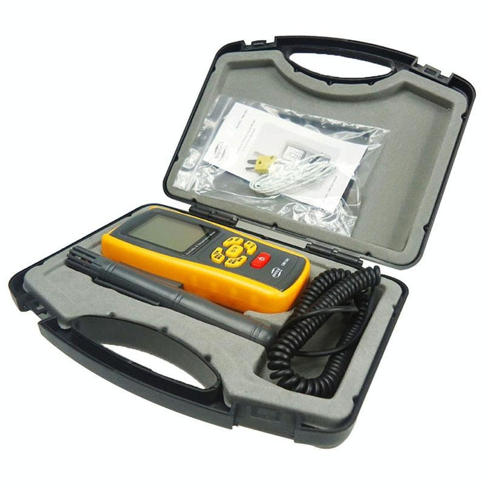 2.5 Inch Screen Digital Temperature & Humidity Meter Yellow