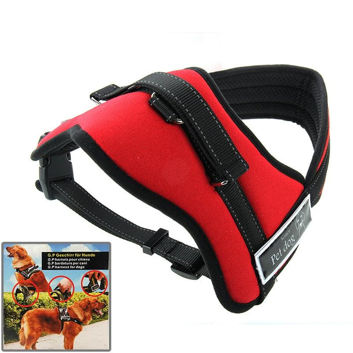 Thick Pet Chest Suspenders With Traction Rope Size M 50 65Cm