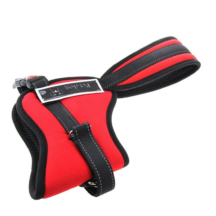 Thick Pet Chest Suspenders With Traction Rope Size M 50 65Cm