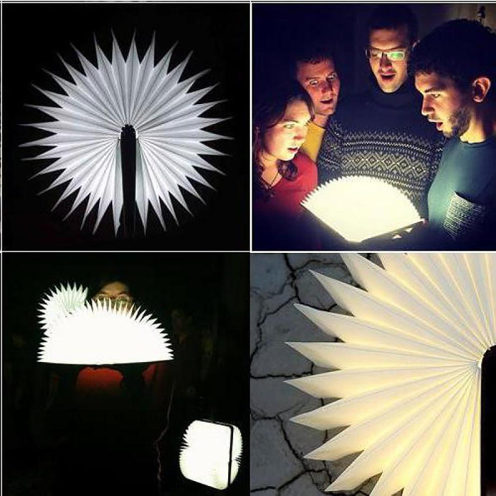 Origami Book Lamp Nightlights Warm & White Light 500Lm Fs-Led01