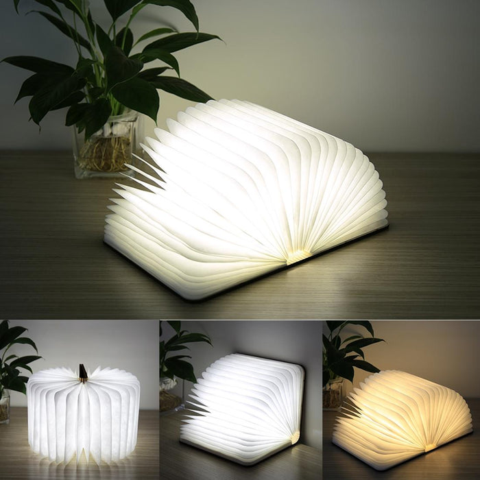 Origami Book Lamp Nightlights Warm & White Light 500Lm Fs-Led01