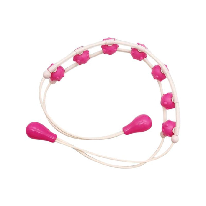 Adjustable Pink Massage Bead Ring For Waist & Back