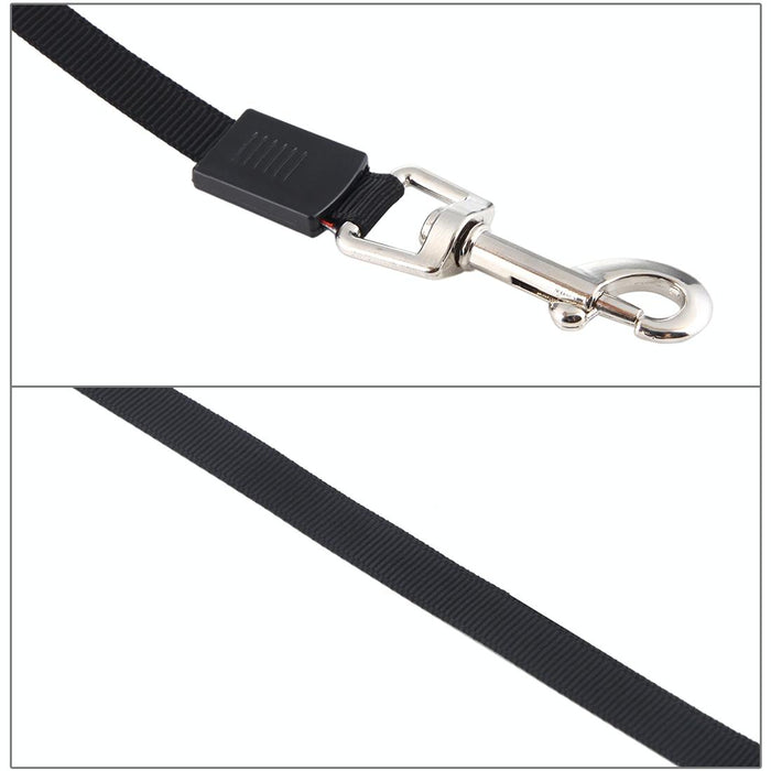 5M Pink Dog Footprint Pattern Easy Operation Retractable Dog Leash Pink